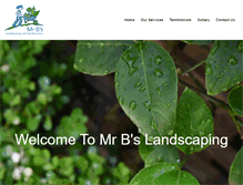 Tablet Screenshot of mrbslandscaping.com.au